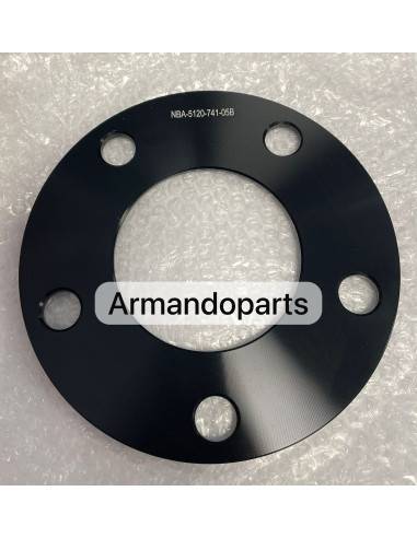 Disku starplika 5mm 2gab. 5x120 74.1mm Black